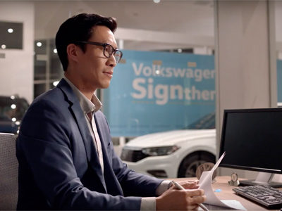 VW 2019 Sign Then Drive Campaign